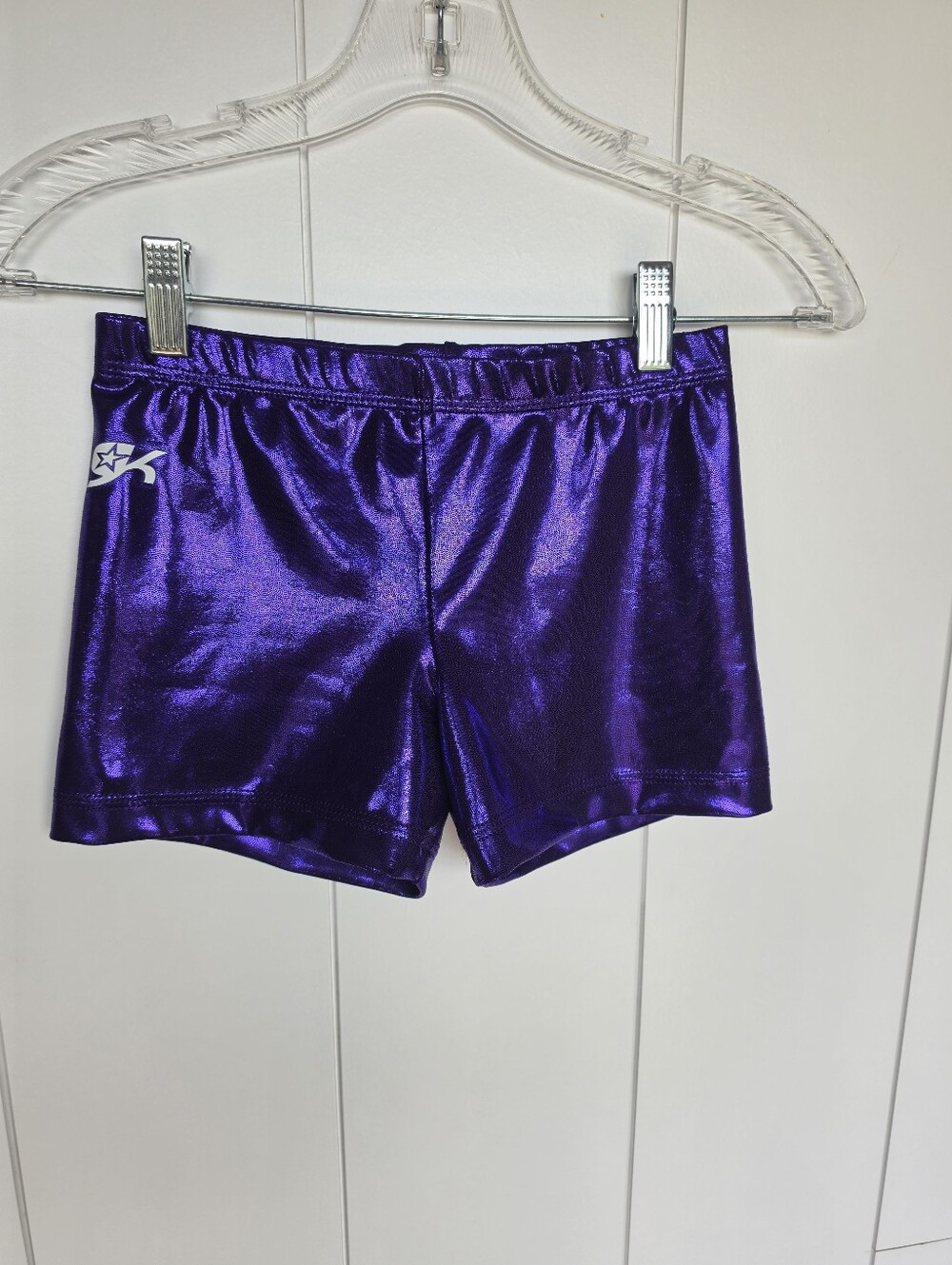 GK's Girls' Shiny Workout Shorts